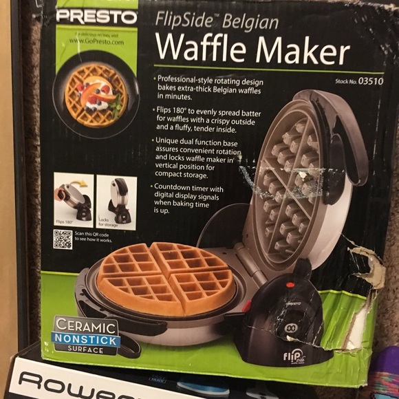 presto Other - Presto flip side Belgian waffle maker
